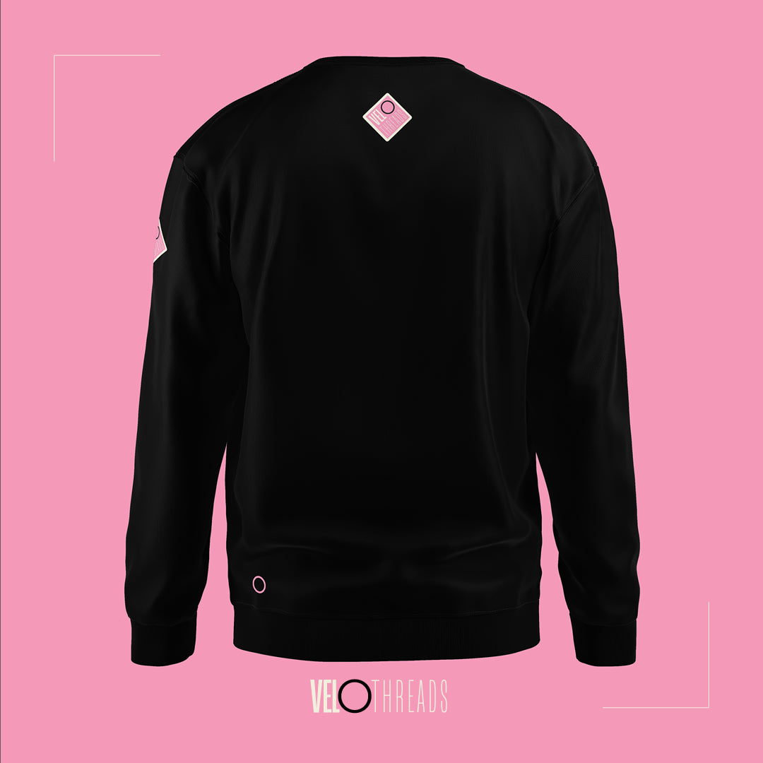 Maglia nera cycling jumper sweater 3