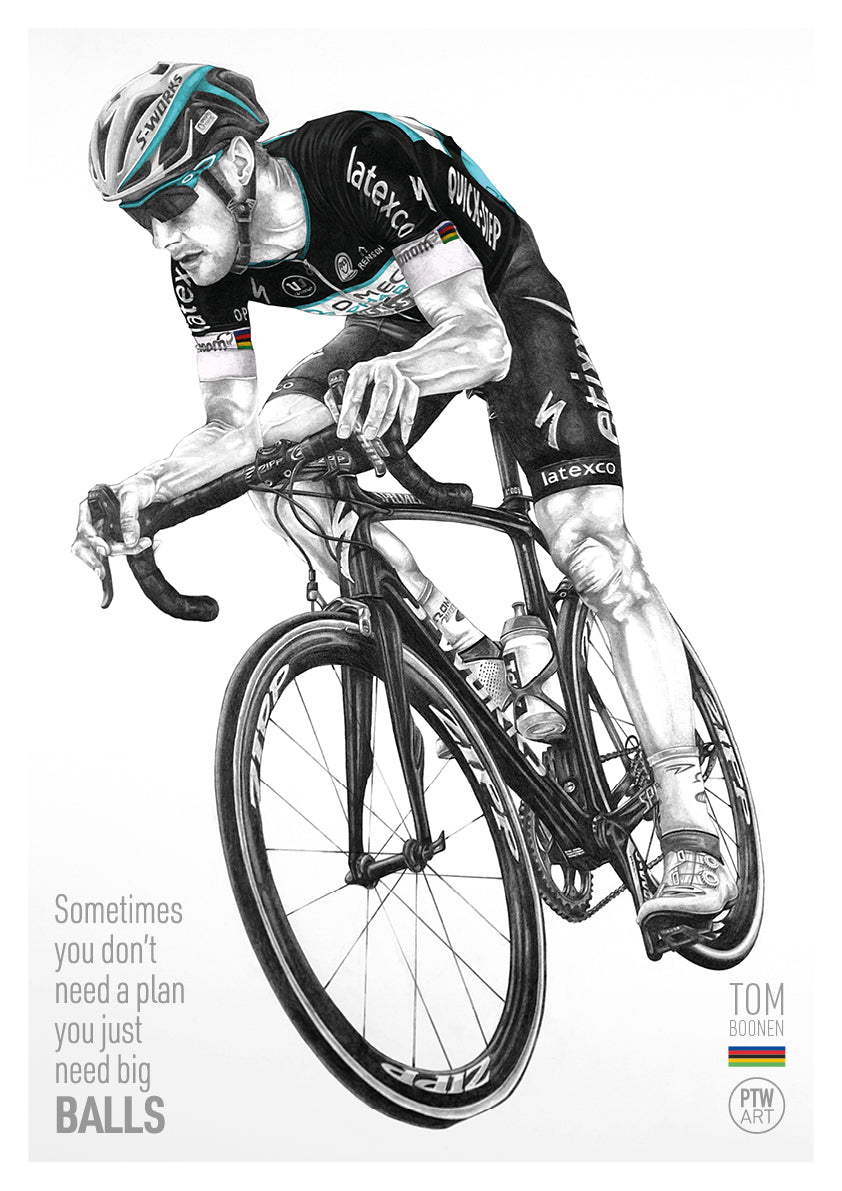 Tom Boonen / Art Print
