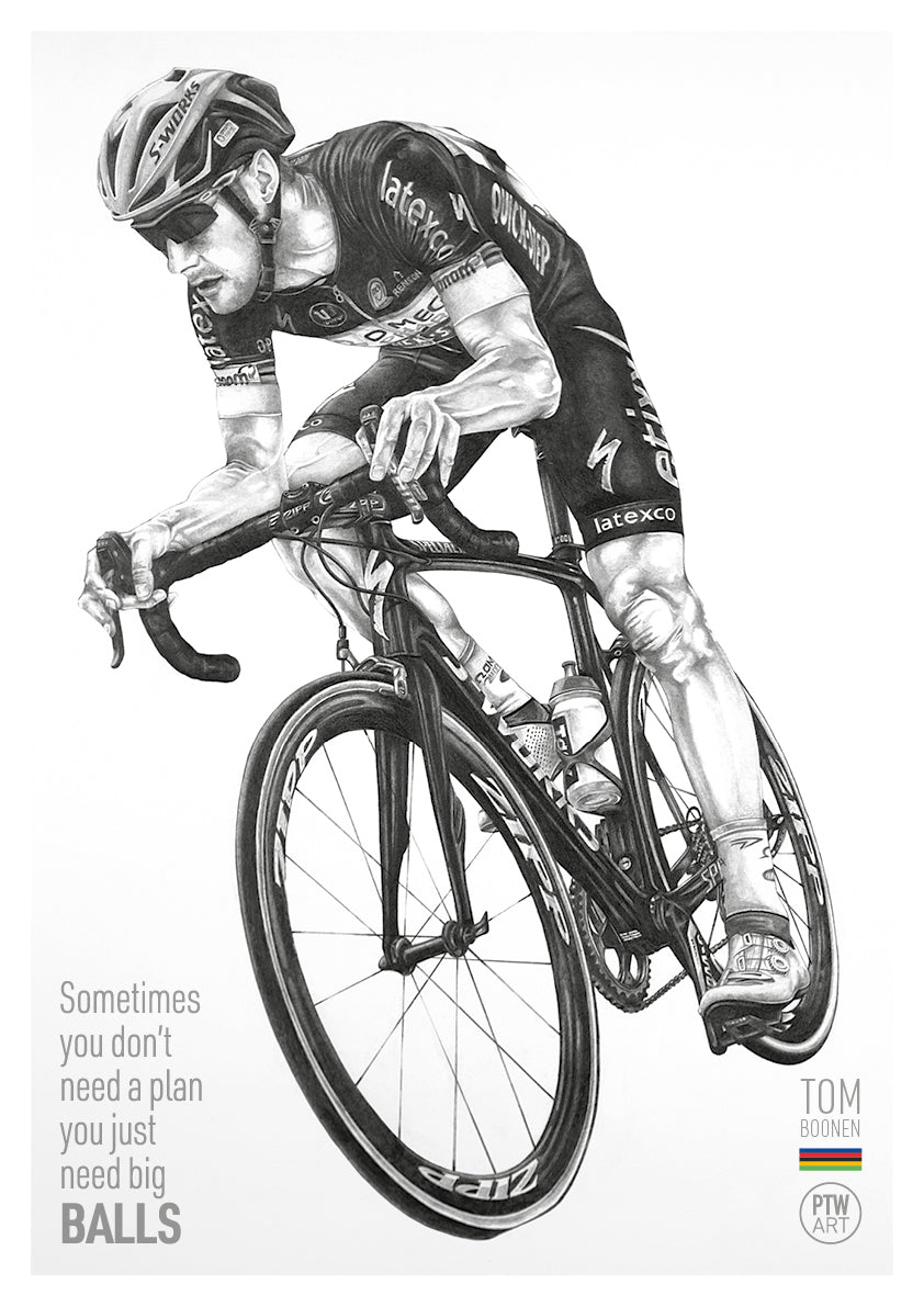 Tom Boonen / Art Print