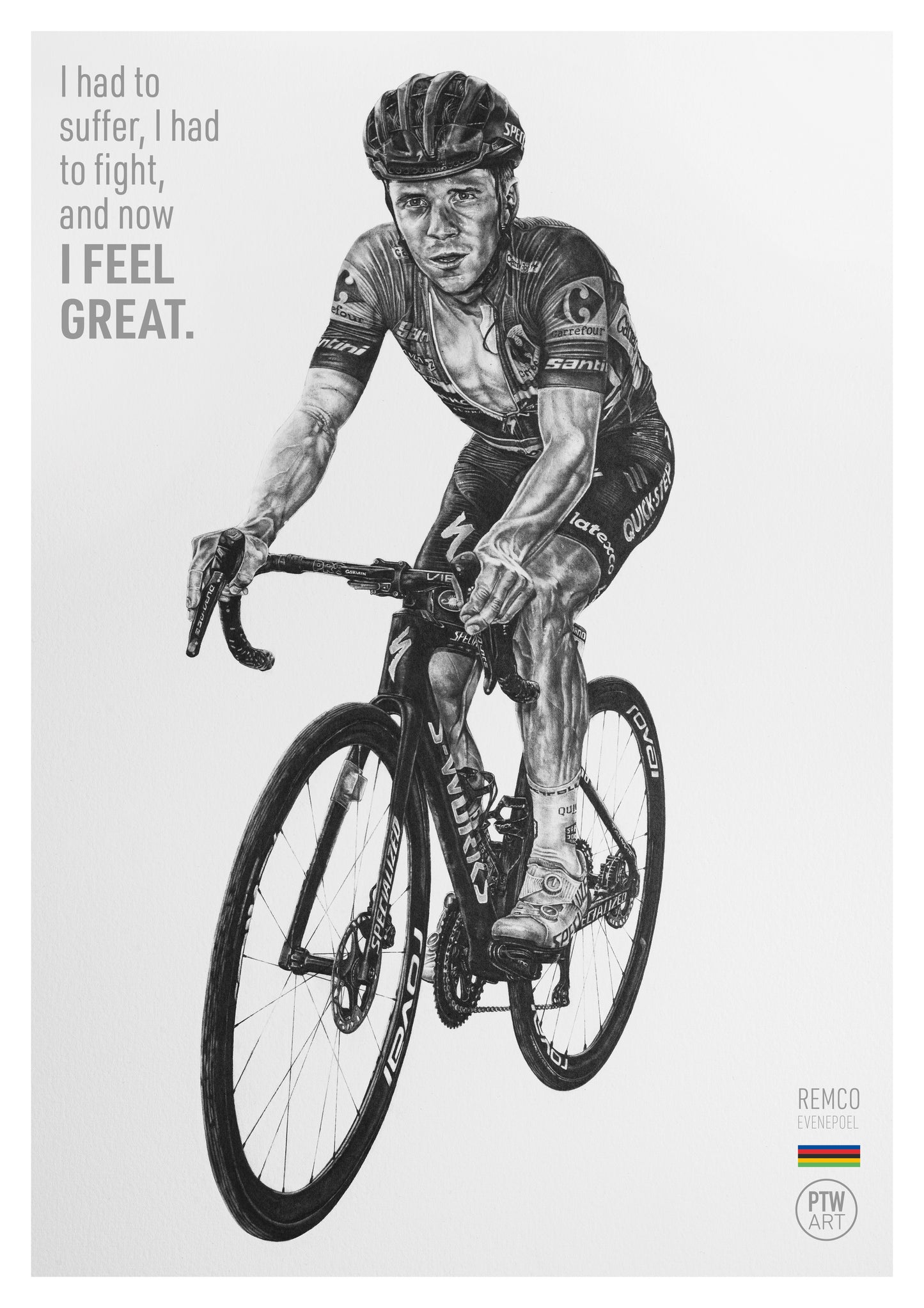 Remco Evenepoel / Art Print