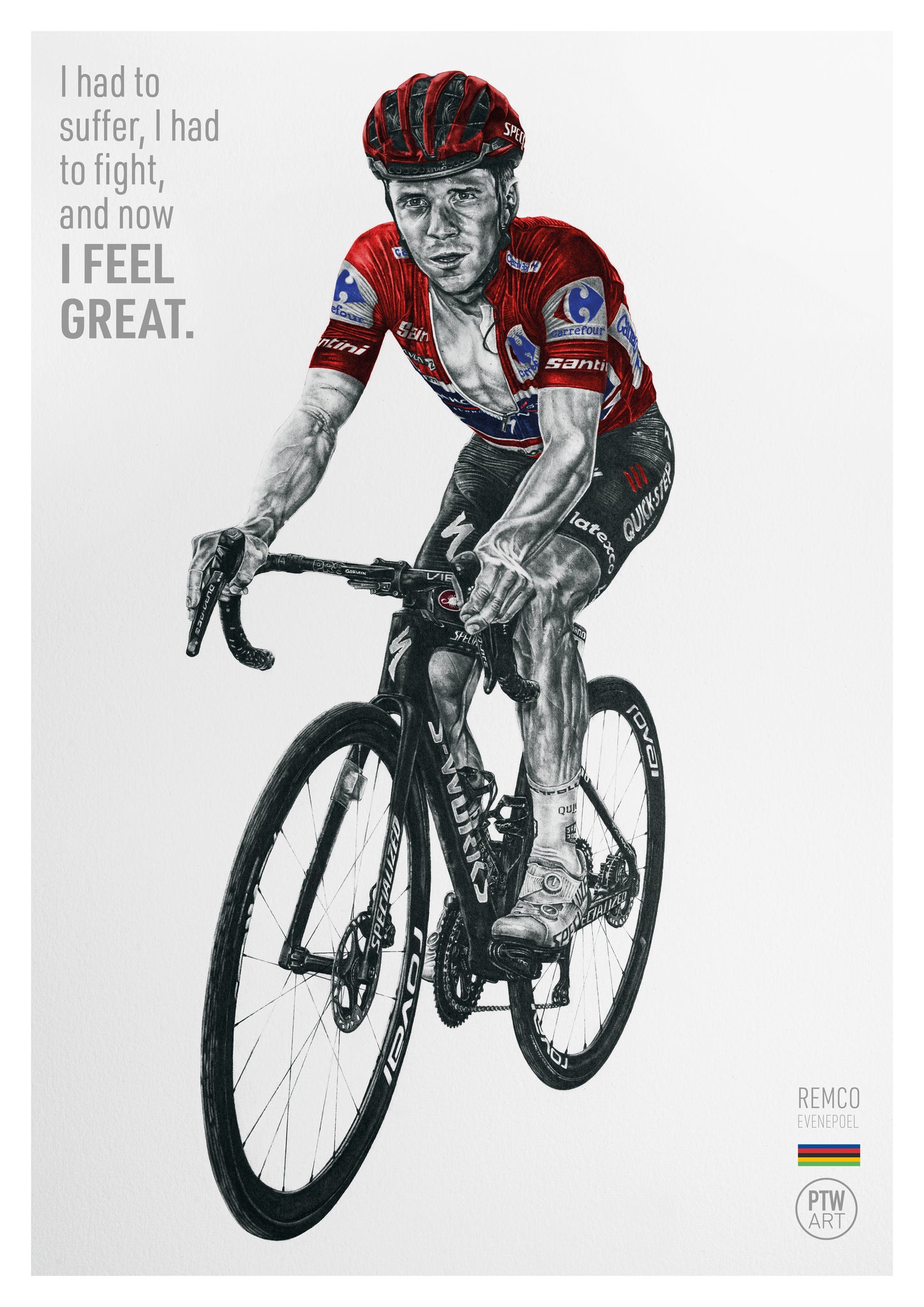 Remco Evenepoel / Art Print