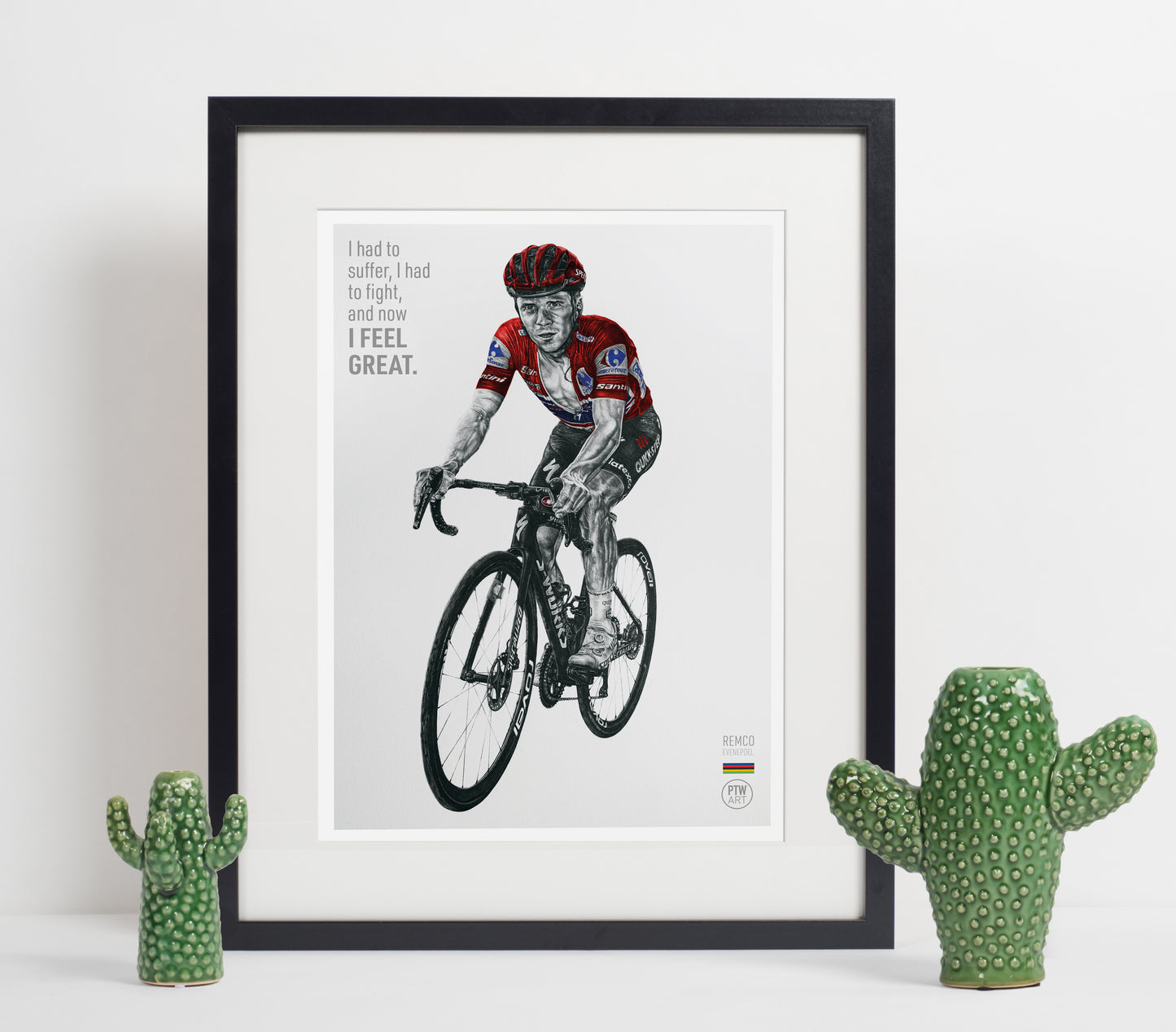 Remco Evenepoel / Art Print