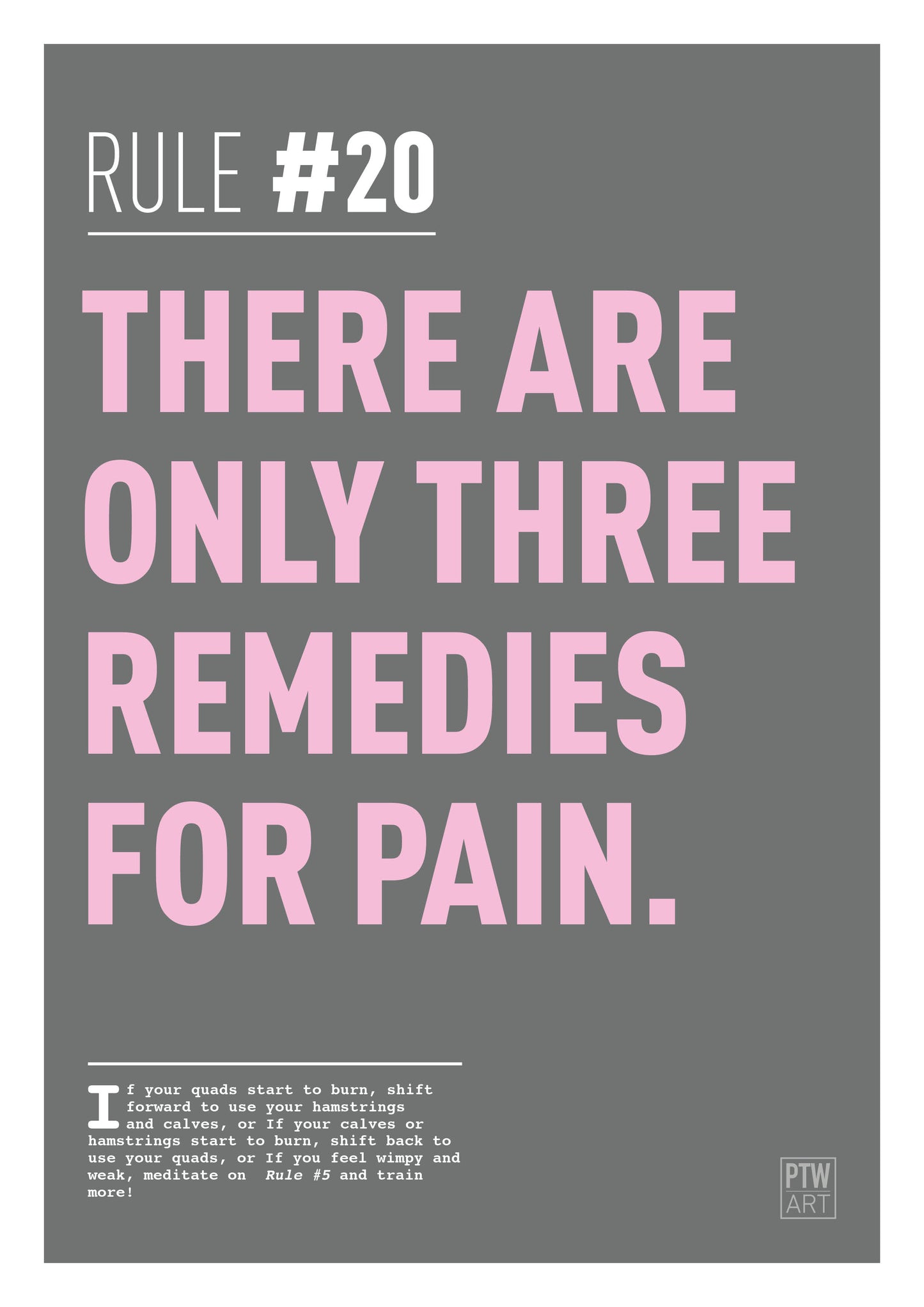 Rule #20 / Art Print