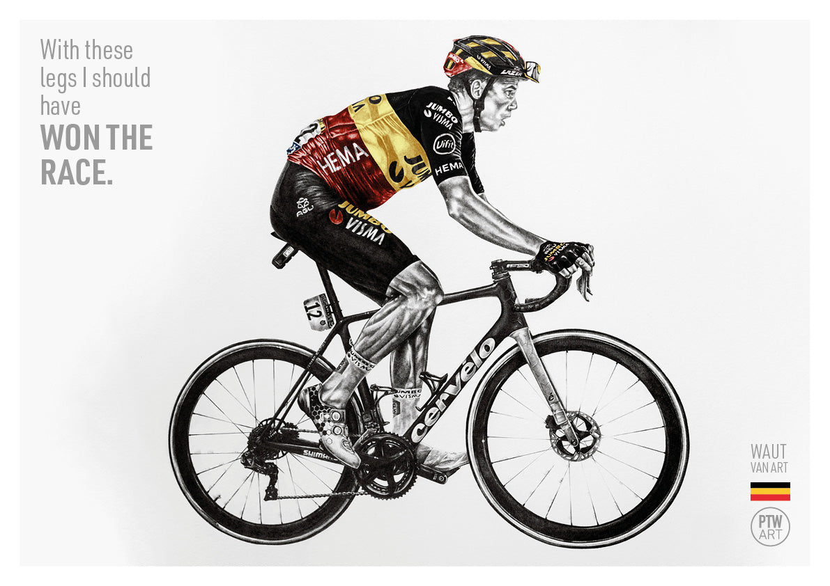 Wout Van Aert / Art Print
