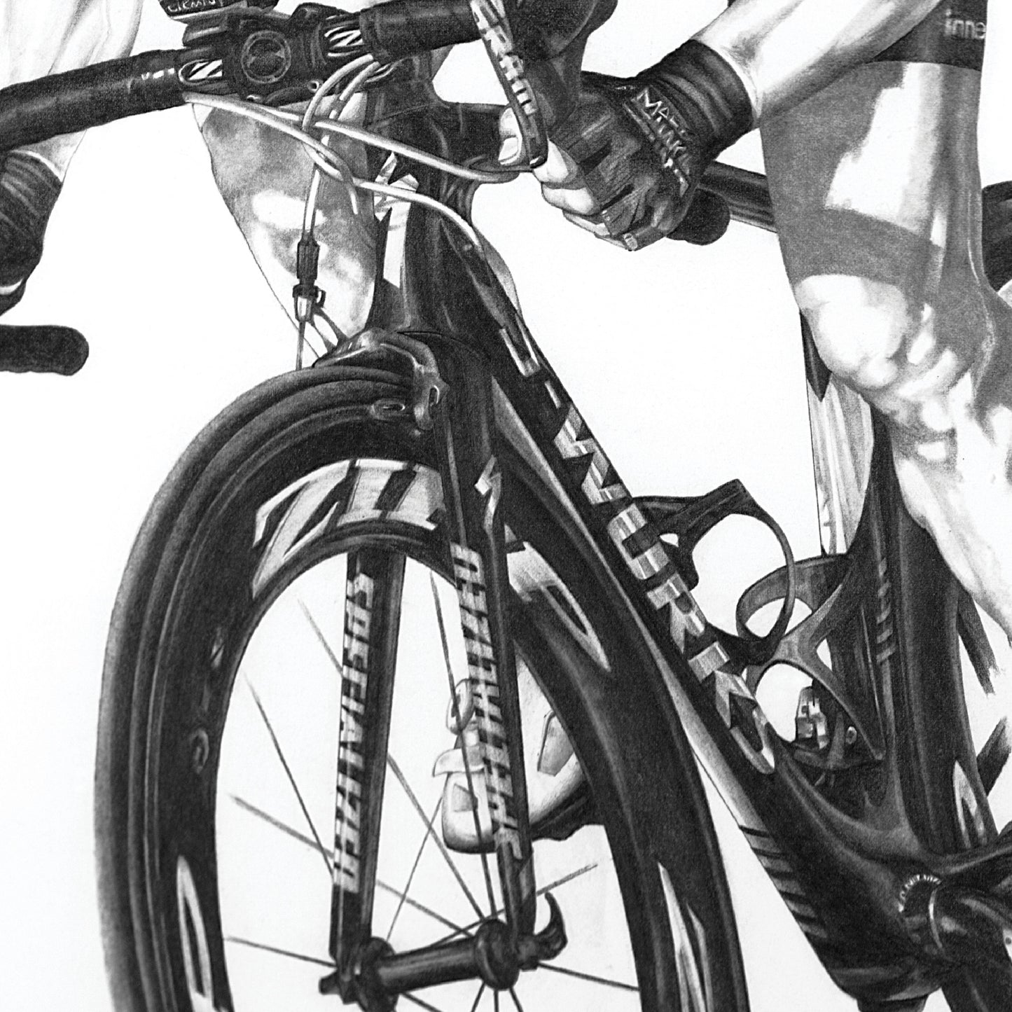 Mark Cavendish A2 Limited Edition Print – Signed by the Artist