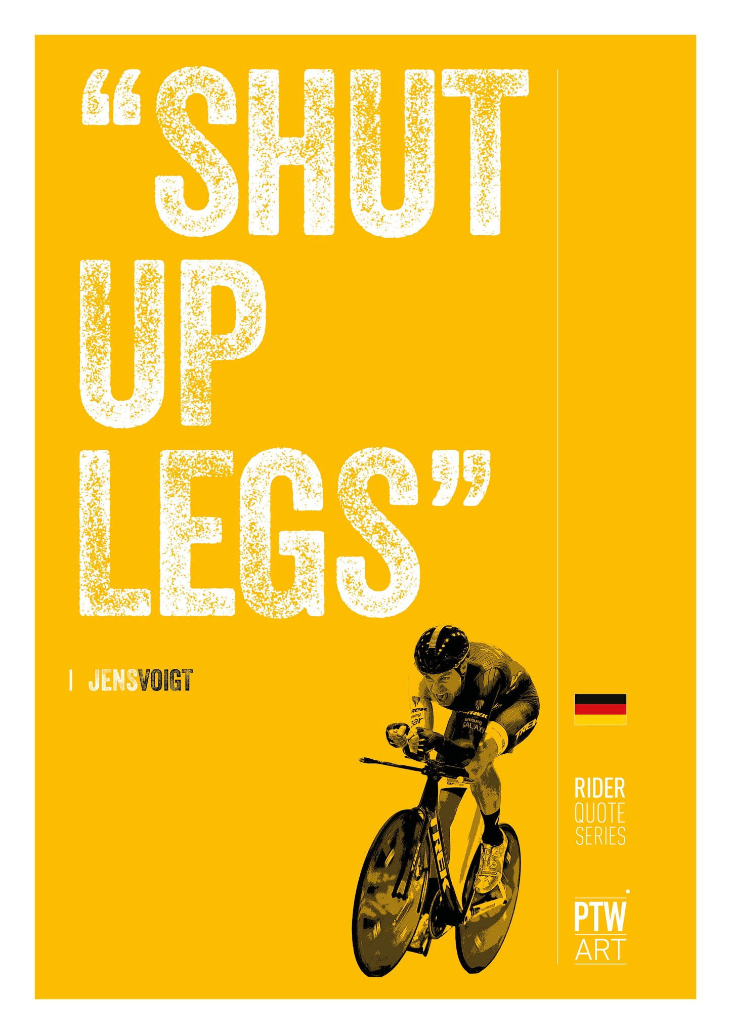 Rider Quotes Prints Set of 5 Segan, Cancellara, Boonen, Cavendish, Voight
