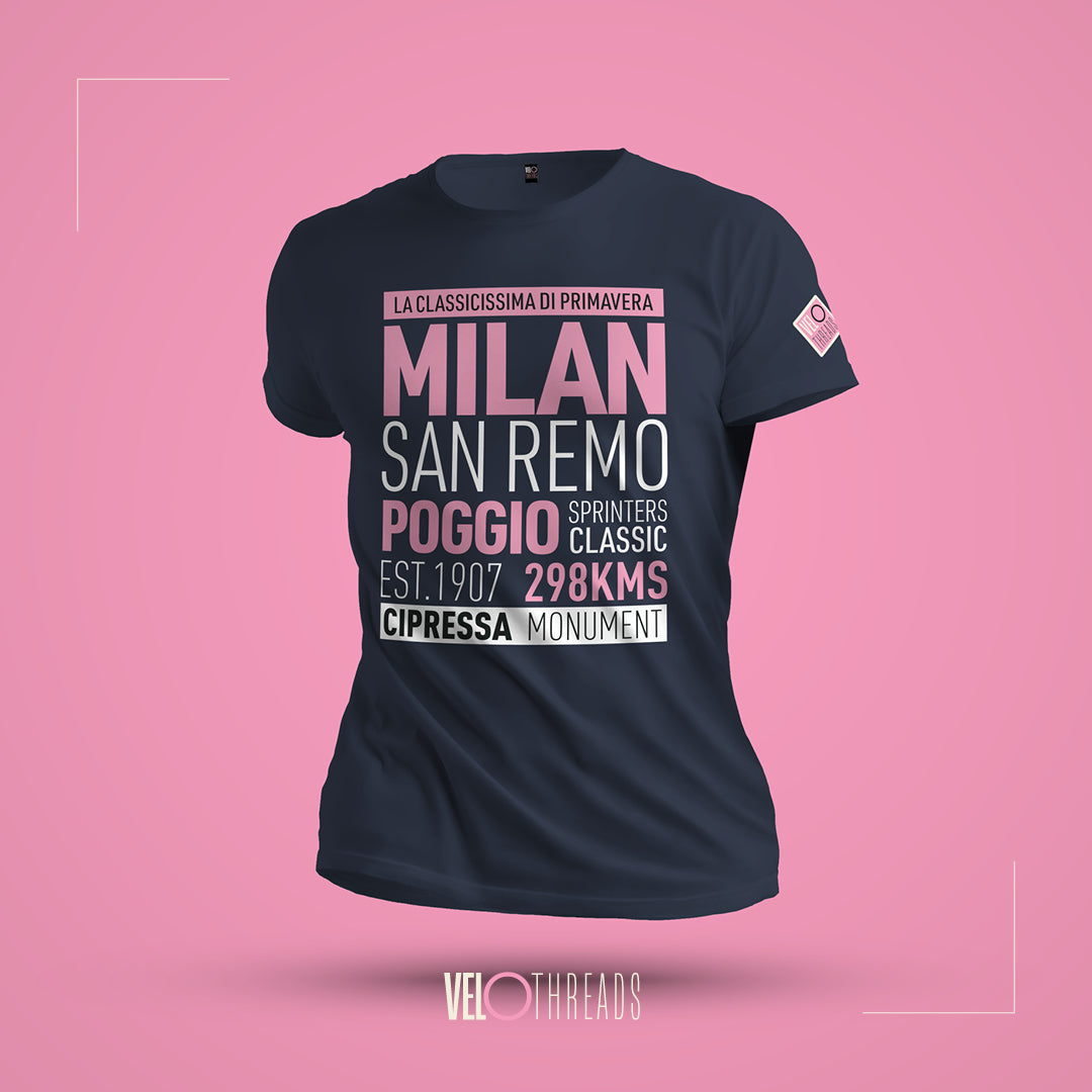 Milan San Remo Cycling T-Shirt