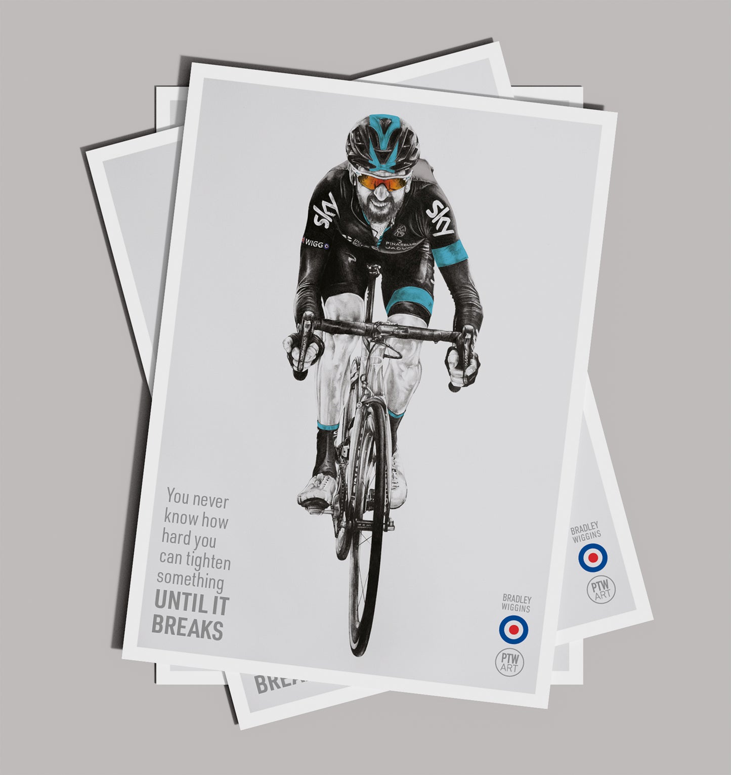 Bradley Wiggins / Art Print