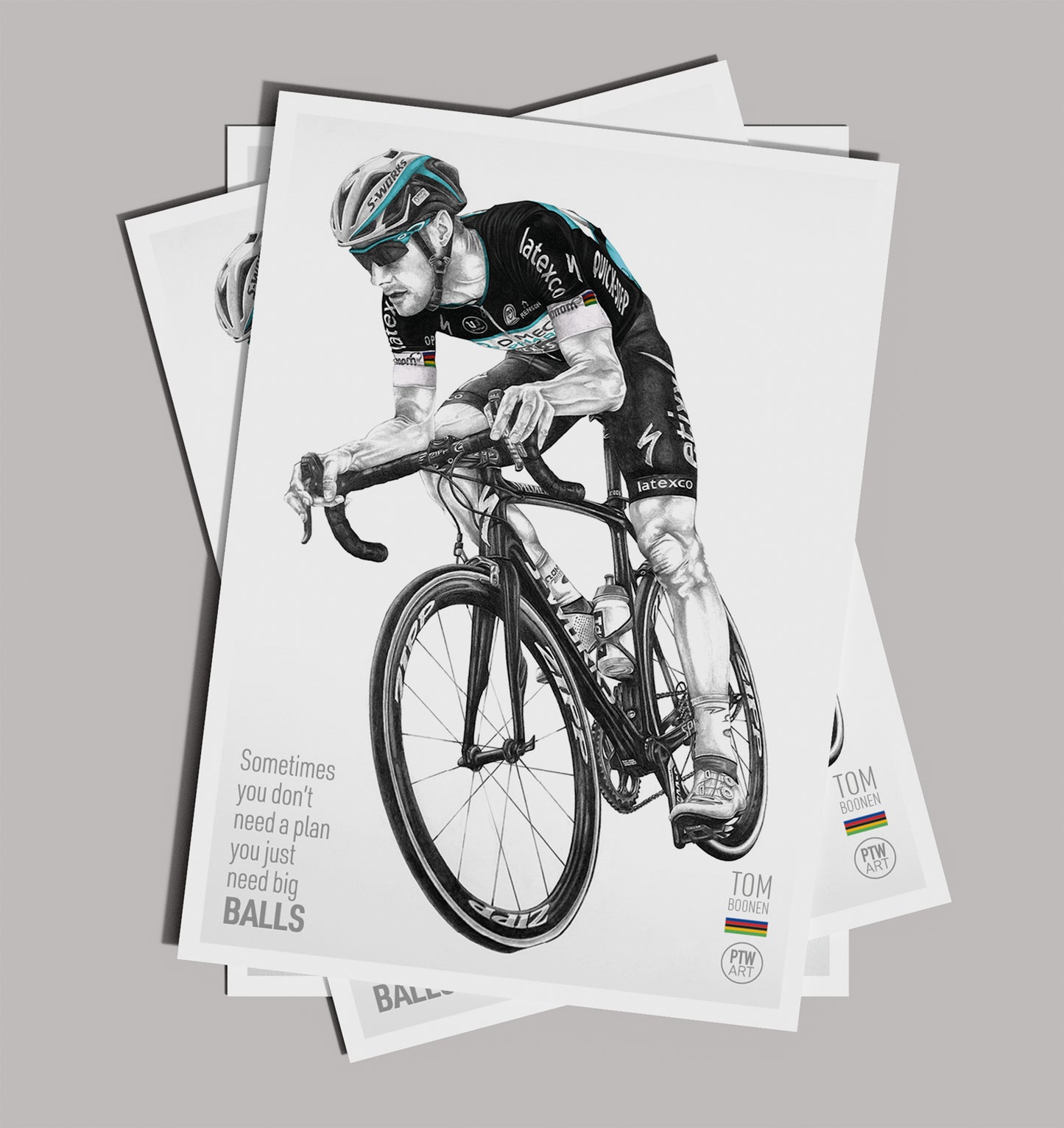Tom Boonen / Art Print