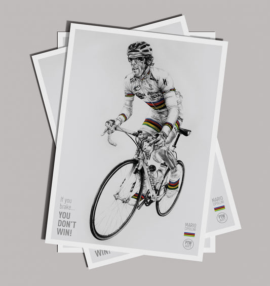 Mario Cipollini / Art Print