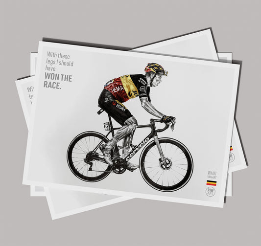 Wout Van Aert / Art Print