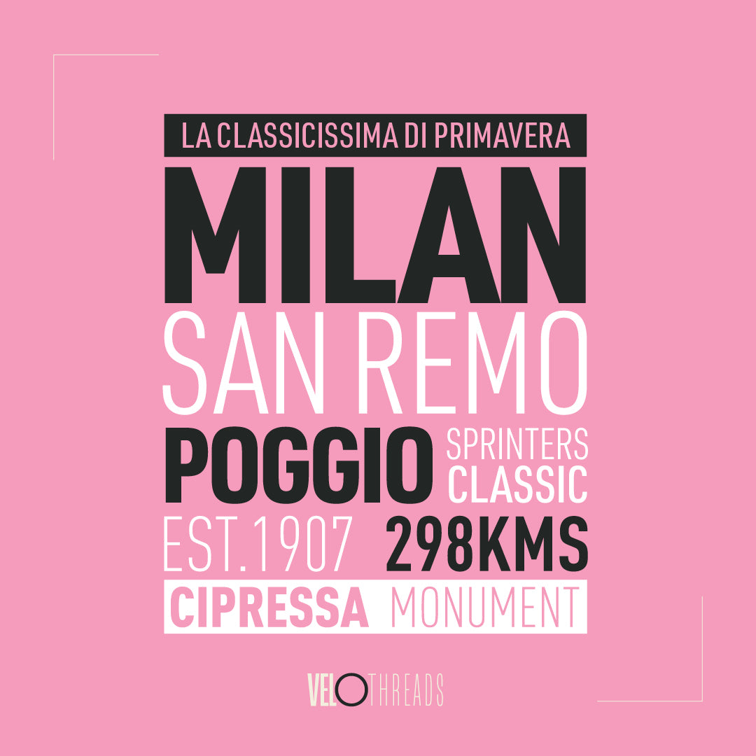 Milan San Remo Cycling T-Shirt