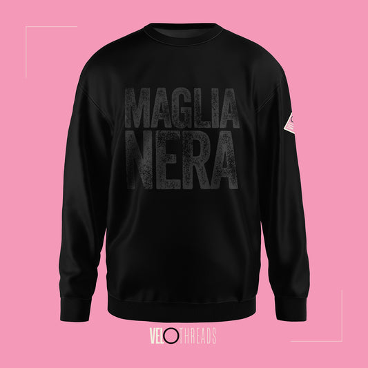 Maglia nera cycling jumper sweater 2