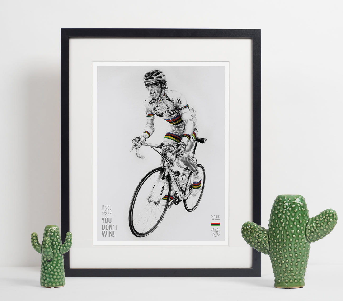 Mario Cipollini / Art Print