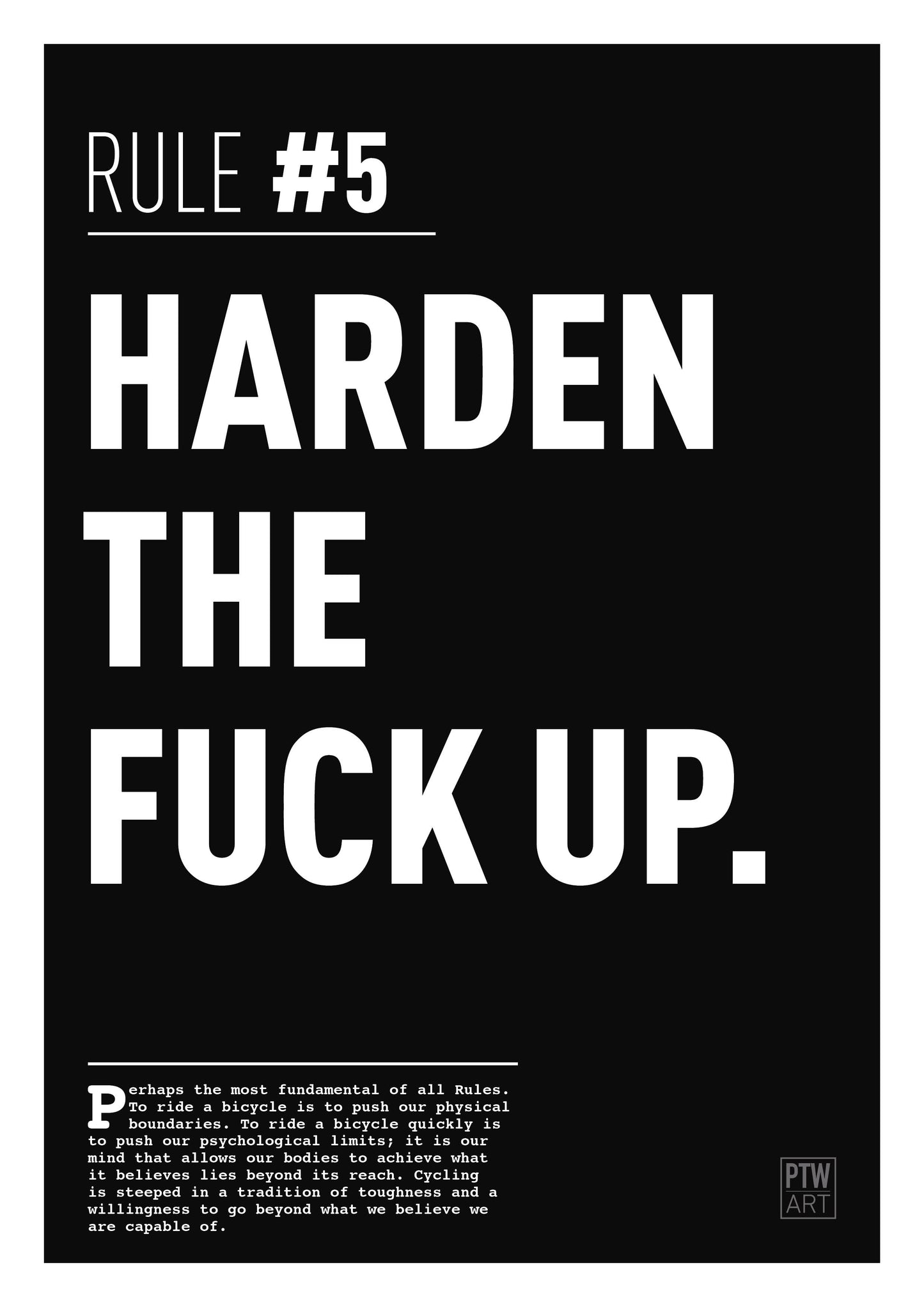 Rule #5 / Art Print