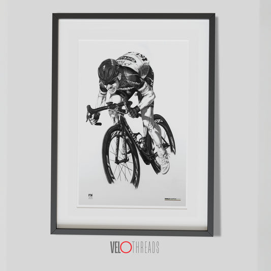 Mark Cavendish A2 Limited Edition Print – Signed by the Artist