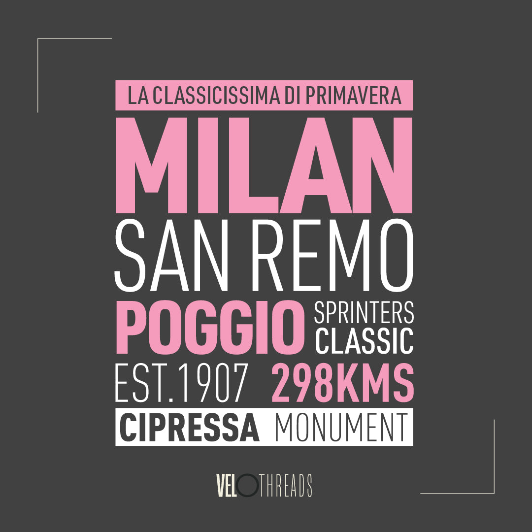 Milan San Remo Cycling T-Shirt